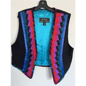 Margaret Platt Designs Fiesta Mi Lado Vintage Retro Southwestern Decorative Vest